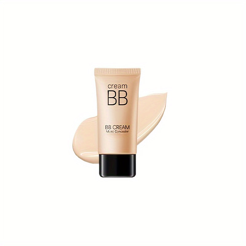 Waterproof BB Cream Full Coverage Concealer, Natural/Ivory 1.41OZ, Long Lasting Foundation Make Up, Oil Control, Even Skin Tone, Hide Pores, Christmas Gift