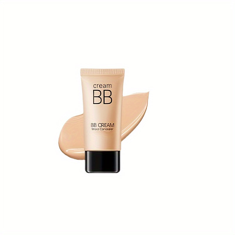 Waterproof BB Cream Full Coverage Concealer, Natural/Ivory 1.41OZ, Long Lasting Foundation Make Up, Oil Control, Even Skin Tone, Hide Pores, Christmas Gift