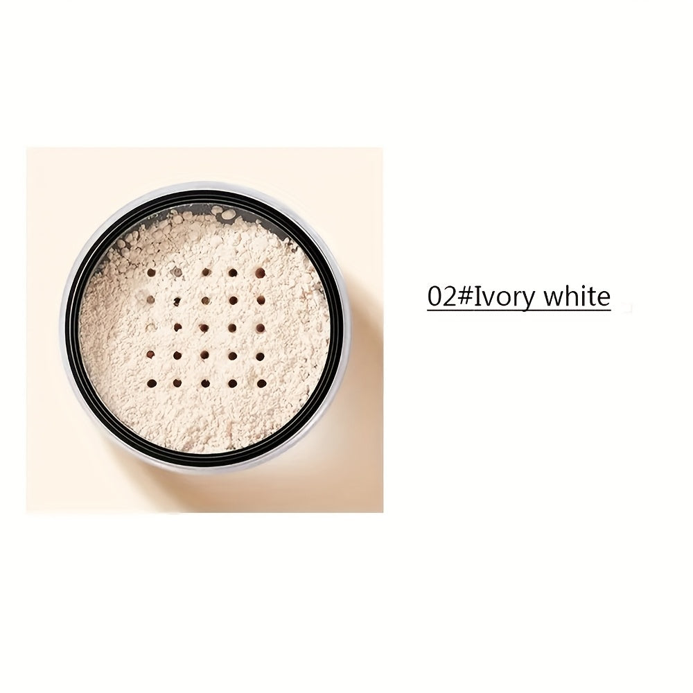 Loose Powder Makeup, Oil Control Matte Medium Coverage for All Skins, Medium Light Beige, Waterproof Sweat-Proof Makeup