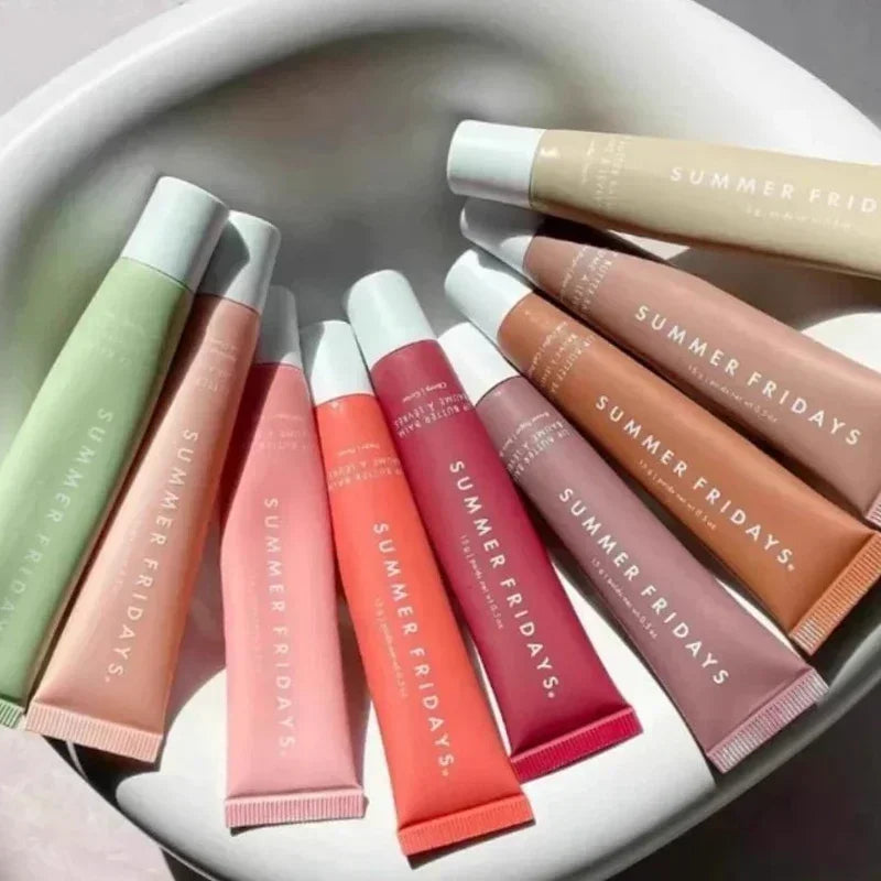 2025 Hot Summer Fridays Polypeptide Butter Lip Balm Liquid Hydrating Moisturizing Lip Gloss Cosmetics Lipstick Cosmetic Lip Care