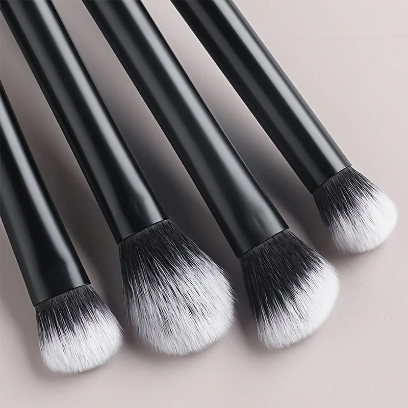 8pcs Makeup Brush Set - Silky-Soft Synthetic Bristles for Foundation Blush Eyeshadow, Easy Clean Cosmetic Kits