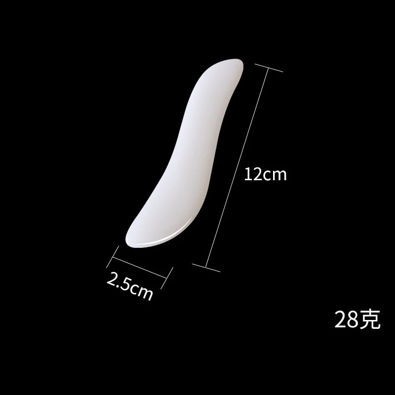 Natural White Jade Gua Sha Board Jade Stone Scraping Massager Gouache Scraper Facial Lift SPA Acupuncture Skin Care Tools