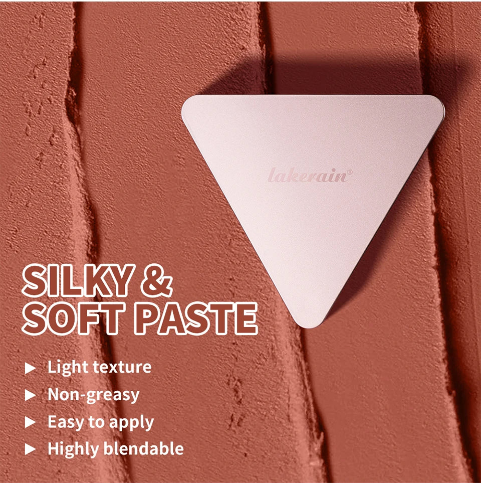 Higher Standard Satin Matte Cream Blush Long-Lasting Makeup Blush Brightening Low Saturation Shrinking and Expanding Natural