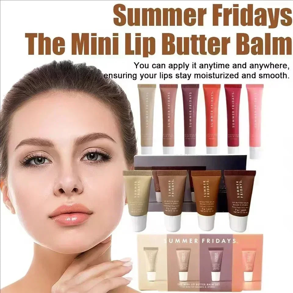 2025 Hot Summer Fridays Polypeptide Butter Lip Balm Liquid Hydrating Moisturizing Lip Gloss Cosmetics Lipstick Cosmetic Lip Care