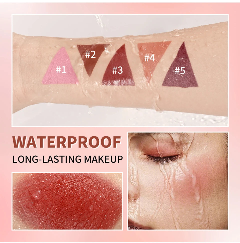 Higher Standard Satin Matte Cream Blush Long-Lasting Makeup Blush Brightening Low Saturation Shrinking and Expanding Natural