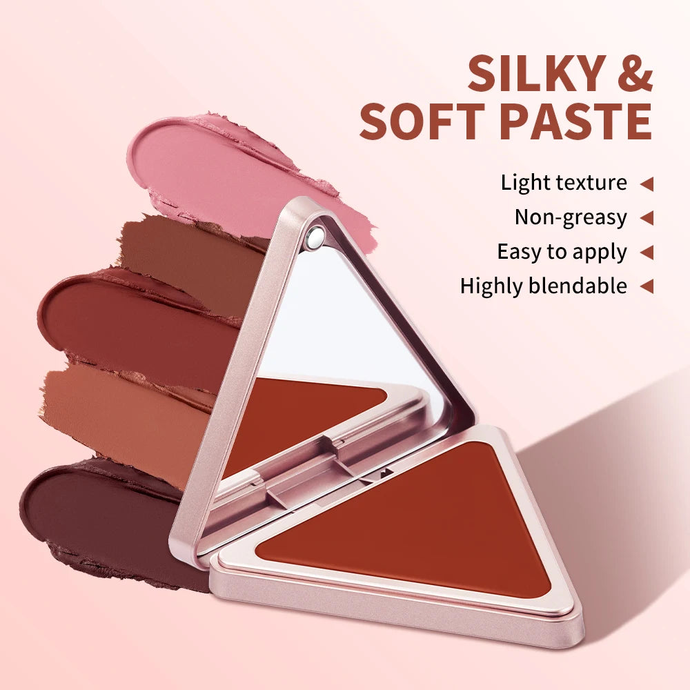 Higher Standard Satin Matte Cream Blush Long-Lasting Makeup Blush Brightening Low Saturation Shrinking and Expanding Natural