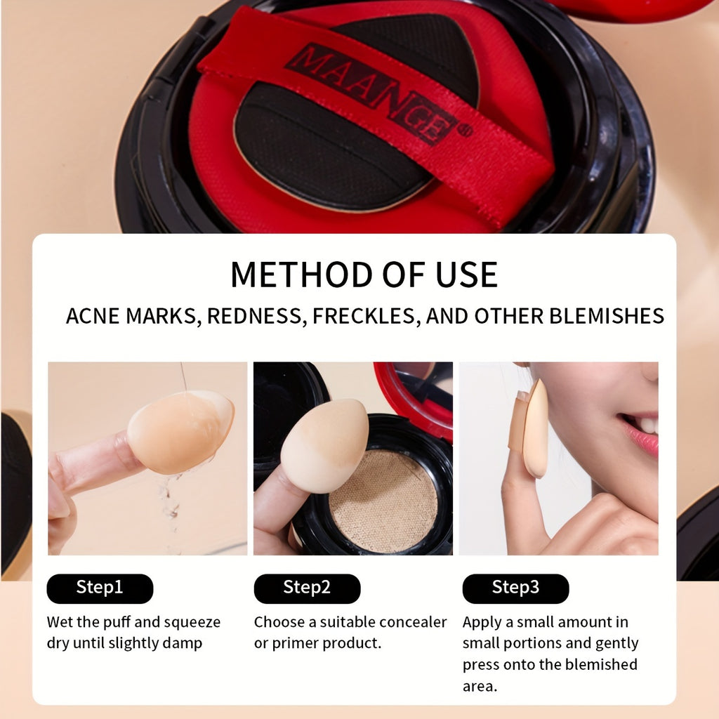 20-Piece Deluxe Makeup Brush Set + 9-Pc Makeup Sponge Set - Portable Travel Foundation Brush Kit with Powder Puff, Finger Puff, and Blusher Brush - Perfect Mother's Day Gift for Beauty Enthusiasts